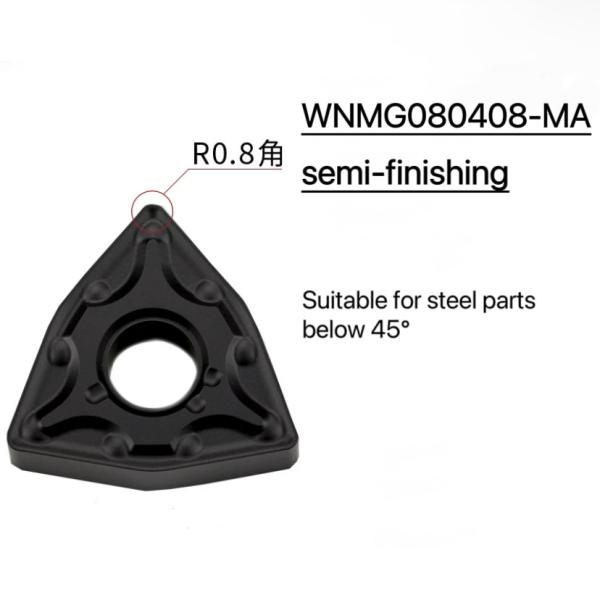 Buy cheap Wnmg080408 Cemented Carbide Thread Turning Inserts CNC Lathe Blade Tool from wholesalers