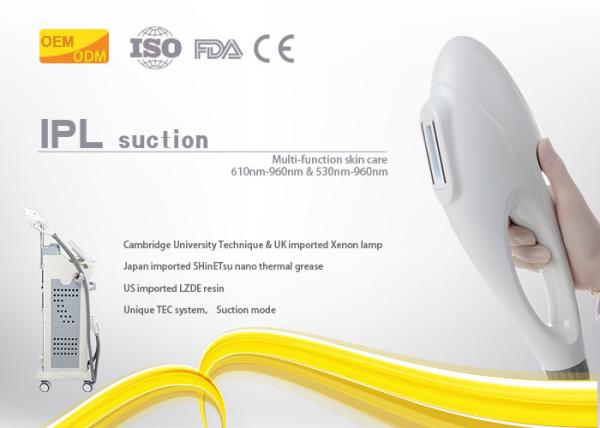 Acne Therapy Laser Hair Removal Device , IPL Permanent Hair Removal System Alarm