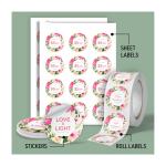 Custom Hologram Sticker Paper Beer Bottle Food Juice Label Cosmetics Label