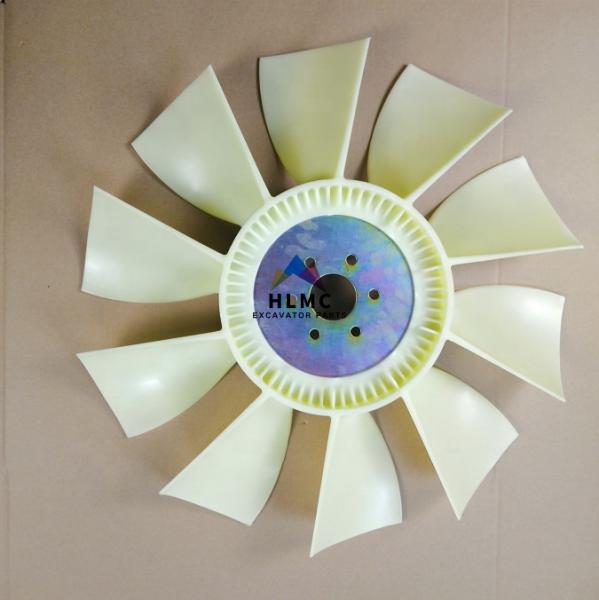 Buy cheap 6 Holes 10 Blades Excavator Engine Parts Fan Blade PC130-7 from wholesalers