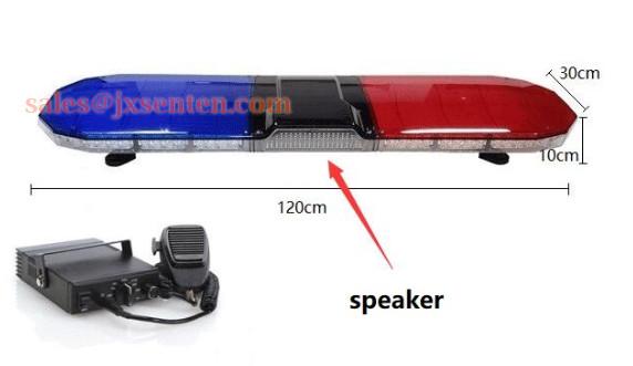 Lightbar with speaker 3W Led warning lightbar , LYSBJELKE LED，Barra de Luces