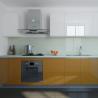 Buy cheap Paticle Board& Wall Mounted Wood Cupboard With Quartz Countertop Kitchen Cabinet from wholesalers