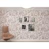 Buy cheap Washable Red Brown Leaf Rustic Floral Wallpaper for Wall Decoration from wholesalers