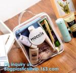 Fashion Women Clear Cosmetic Bags PVC Toiletry Bags Travel Organizer Necessary