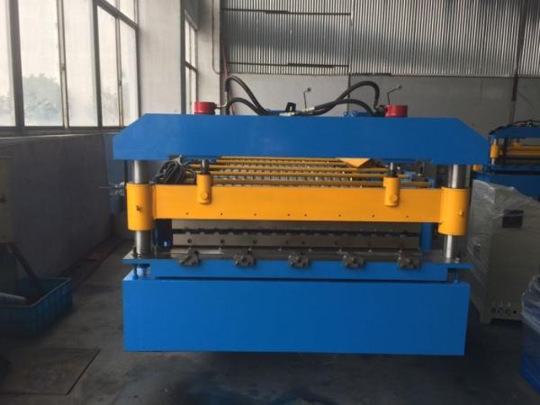 Buy cheap Manual Decoiler Roof Panel Roll Forming Machine 5.5kw Motor Power YX14-74-888 from wholesalers