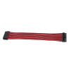Buy cheap Extension Cord Power Cable ATX 24Pin braided extension cable Black&Red 18AWG from wholesalers