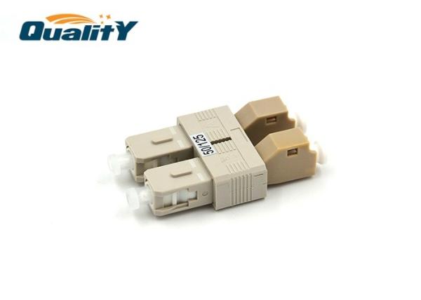 Buy cheap Multimode 50/125 Fiber Optic Adapter SC Male To LC Female Type Transverter from wholesalers