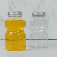 Buy cheap 0.5L Food Grade PET Plastic Bottles Caps Ring Bucket Shape Juice Milk product