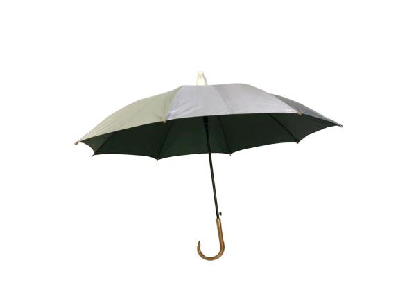Buy cheap 23 Inch 8 Ribs Auto Open Wooden Handle Umbrella UV Coated Metal Frame from wholesalers