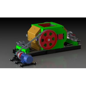 Buy cheap BBT Minerals Processing Equipment Double Roller Hammer Mill Crusher Customized product