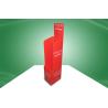 Buy cheap Offset Printing POS Cardboard Displays , Red Christmas Gift Cardboard Display from wholesalers