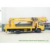 Buy cheap JMC Knuckle Boom Truck Mounted Aerial Work Platform , 18 Meter Bucket Lift Truck from wholesalers