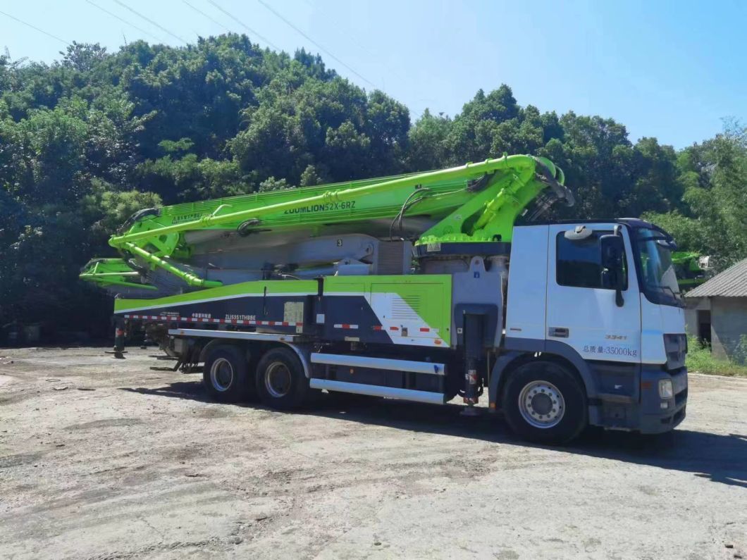 Cpbrothers Construction Machinery 20 Years Zoomlion 53m Concrete Pump Truck Pump Beton Pump in Mercedes-Benz Truck