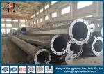 Steel Tapered Q235 Polygonal Power Transmission Poles With Hot Dip Galvanized