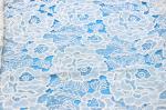Stylish Hollow out Allover Embroidery Lace Fabric Floral Ornament Style