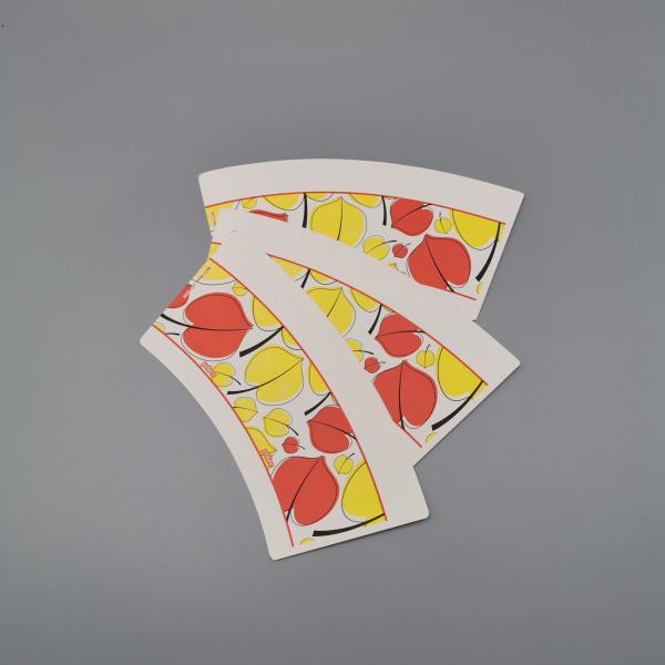 Buy cheap Environmentally Friendly Disposable PE Laminated Paper Flexographic For Cup Fan from wholesalers