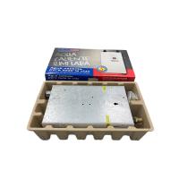 Buy cheap Dry Pressed Recycled Paper Tray , Sugarcane Molded Pulp Tray Packaging product