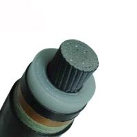 Buy cheap Black 630mm2 33kV Aluminum High Voltage Underground Cable Single Core product