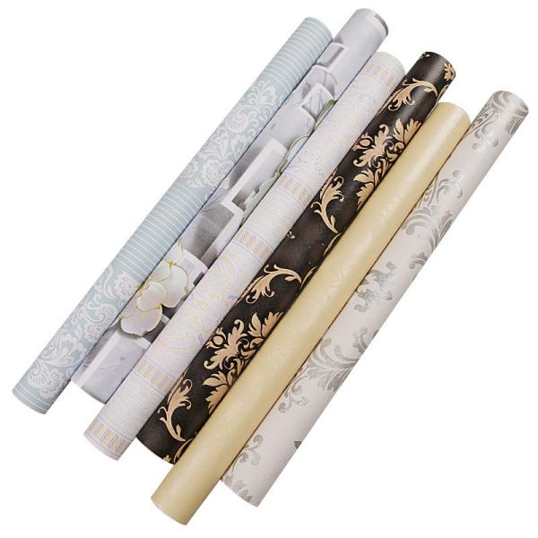 Apartment Wall Paper Home Decoration 45cm Width Self Adhesive 3D PVC Wallpaper