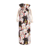 Buy cheap Drawstring Vintage Flower Printing Cotton Glass Wine Bottle Sleeve product