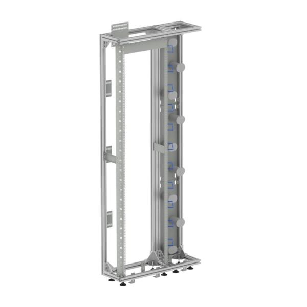 FTTH 19inch Silver/Gray Open Rack Aluminum Profile Fiber Optical Distribution