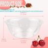 Buy cheap 12oz 9oz 6oz Hard Plastic Bowls, Clear Salad Bowl Disposable Soup Ice Cream Candy Serving Bowls Wedding Birthday from wholesalers