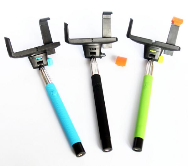 Buy cheap Self portrait bluetooth mobile phone accessories bluetooth selfie sticks gift self shutter from wholesalers