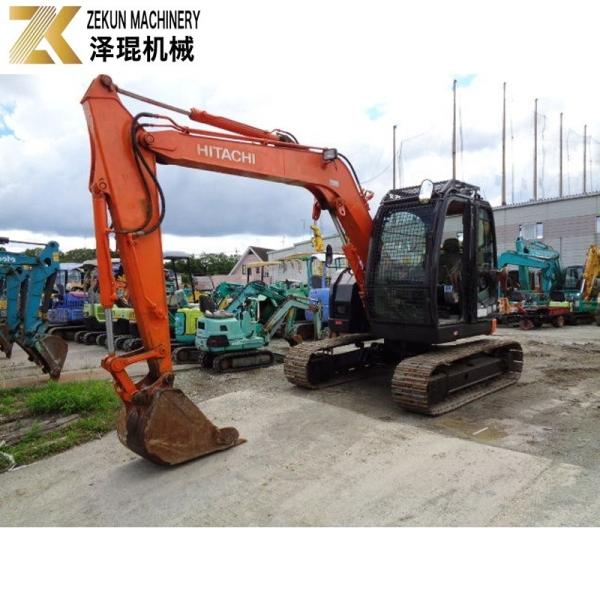 Buy cheap Japan Imported 7.5 Ton Used Hitachi ZX75 Excavator Isuzu Engine ZX75US-A for Agriculture from wholesalers