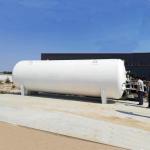LNG Pressure Storage Tank 0.8mpa , Q345R Liquid Nitrogen Tank Storage