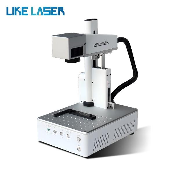 Buy cheap CE Certified Portable Mini Fiber Laser Marking Machine for Plastic Pet Tag Name Plate from wholesalers