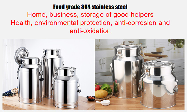 40L polishing fermenting equipment Stainless steel 0.8mm milk can