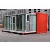 Buy cheap 2 Floors Steel Prefab House Family Living With Parking Lot Glass Door from wholesalers