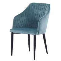 Buy cheap Pu Leather Fabric Metal Tube H89cm High Back Dining Room Chairs product