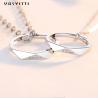 Buy cheap 2mm 33ft Love Ring Necklace 0.14oz Stainless Steel Solid Silver Necklace from wholesalers
