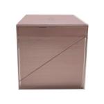 Magnetic Cardboard Jewellery Packaging Box With Velvet Insert For Necklace