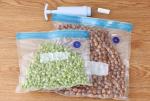 Nylon Vacuum Food Sealer Bags Custom Ziplockk Resealable Food Package