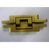 Buy cheap Chrome Painted / Gold Painted 3D Adjustable Concealed Hinge 135x18x21 mm from wholesalers