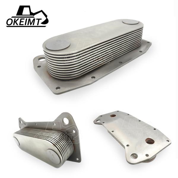OKEIMT E330C Excavator Diesel Engine Parts C9 Oil Cooler Core E330 E336D Oil