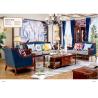 Buy cheap Latest European American Design Furniture Living Room Sets Leather Sofa Set Designs from wholesalers