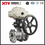 SS304 SS316 Wcb Forged Steel Xtv Flange Ball Valve with Mounted Pad Nominal
