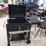 Multifunctional Outdoor Camping Barbecue Stove with Chrome Plated Finish