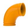 Buy cheap Zoomlion Concrete Pump Parts Double Elbow Pipe Degree Twin Wall Elbow Pipe from wholesalers