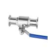 Buy cheap Steel Sanitary Valve Quick Card Ball Valve for DIN 3A Stainless Steel 304 316 from wholesalers