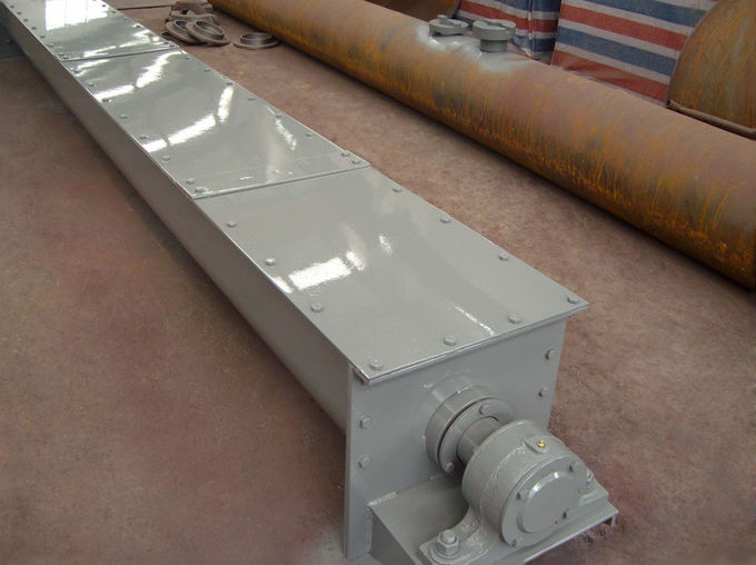 2-28TPH Sludge Conveyor System , Shaftless Screw Conveyor Long Service Life