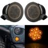 Buy cheap 0.8W Jeep Car LED Fog Lights , Clear Lens Smoker Front Grill Turn Signal Light from wholesalers