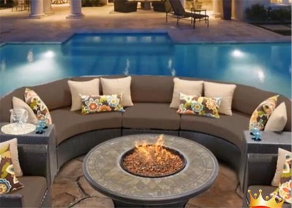 Buy cheap Factory price outdoor real flame bbq gas fireplace round fire pit from wholesalers