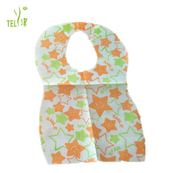 Buy cheap Color Printing Disposable 24.5*34.5cm Waterproof Baby Bibs from wholesalers
