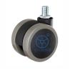 Buy cheap 7/16" Grip Ring Stem Green Wheel Chair Casters With Pu Wheels from wholesalers