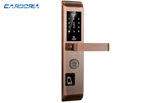 Electronic Biometric House Door Lock , Intelligent Fingerprint Door Lock For