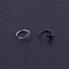 Buy cheap Wholesale nose ear cartilage piercing jewelry 20g surgical steel thin small open nose rings for sale from wholesalers